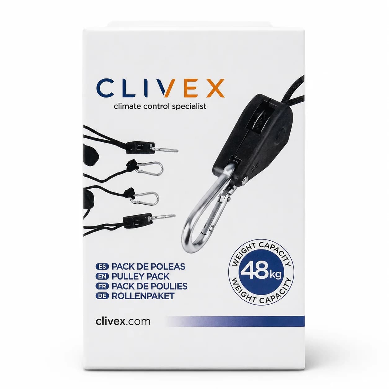 Pack de poleas Clivex 48Kg